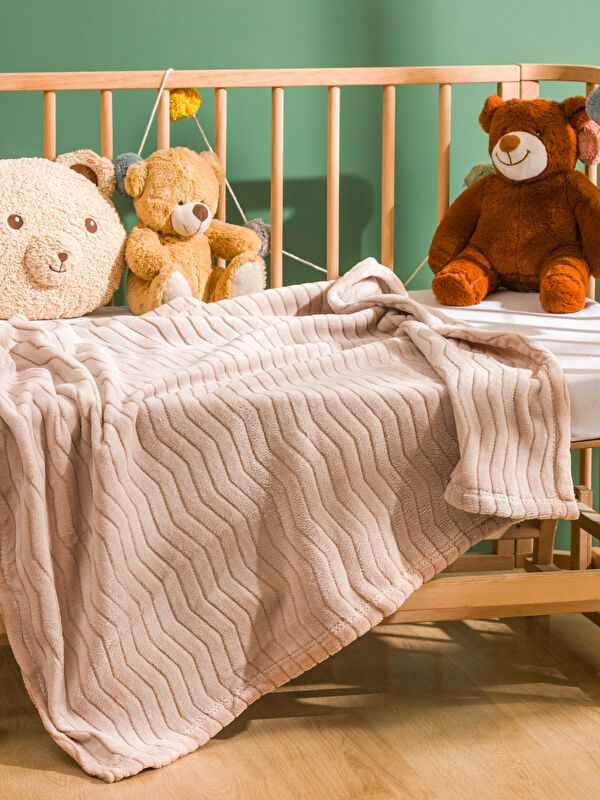 Moudda LC Waikiki - Couverture nouveau-né jersey Garçon Beige - Tunisie 1