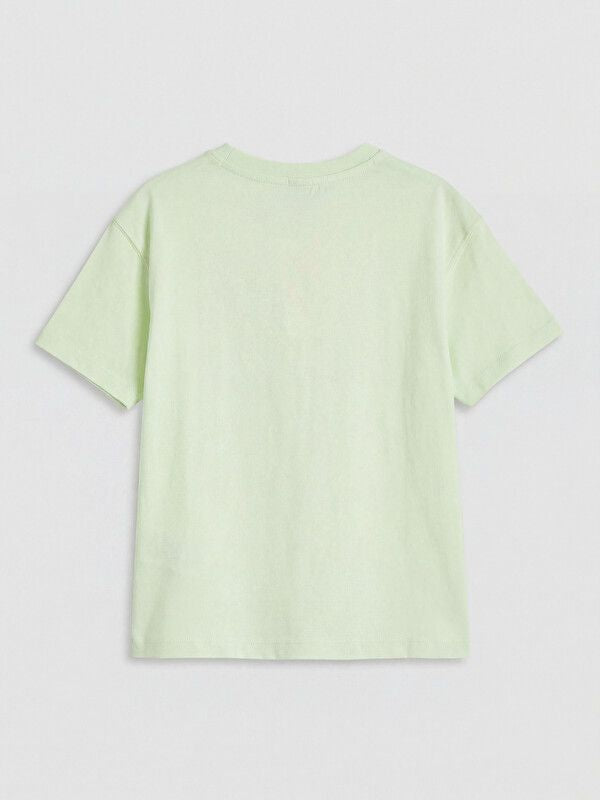 Moudda LC Waikiki - Body manches courtes en jersey pour Fille couleur Vert clair - Tunisie 2