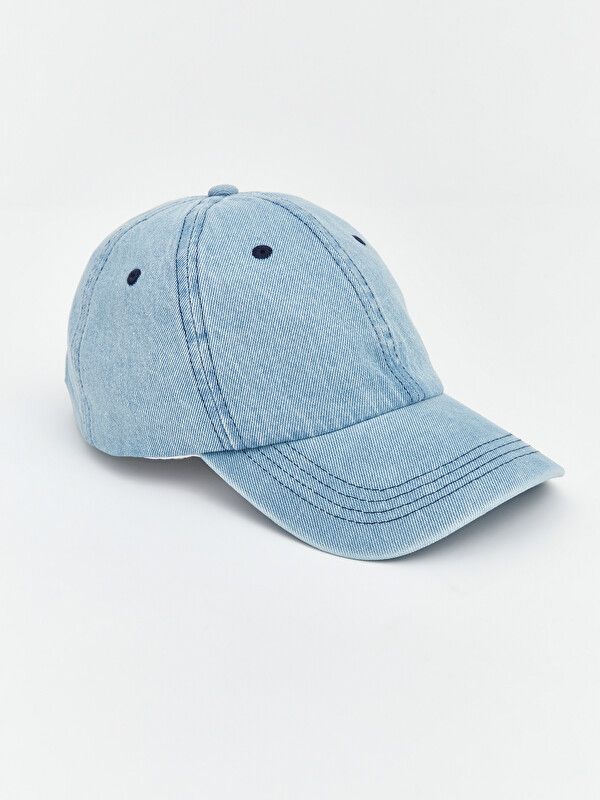 Moudda LC Waikiki - Chapeau en tissu pour Femme couleur Bleu denim - Tunisie 2