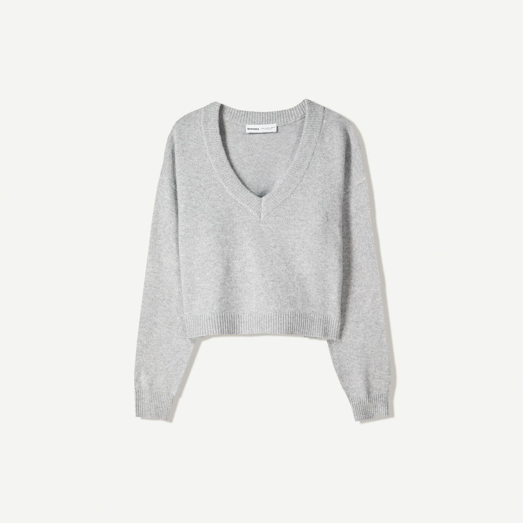 Moudda BERSHKA - Pull Crop - Col Piqué - Tunisie 1