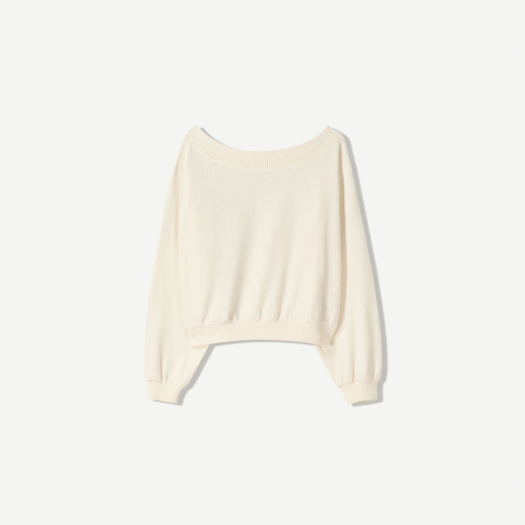 Moudda BERSHKA - Pull - Col Asymétrique (Écru) - Tunisie 1