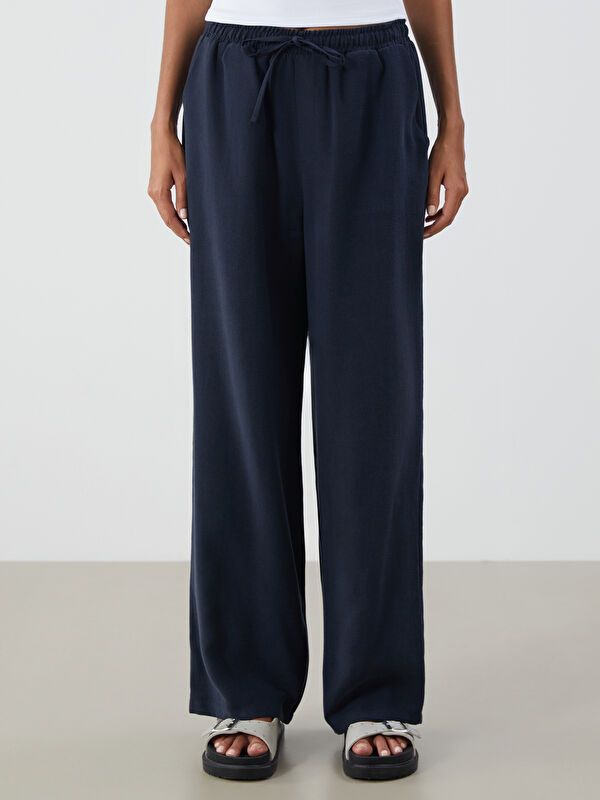 Moudda LC Waikiki - Pantalon tissé moyen Femme Marine - Tunisie 2