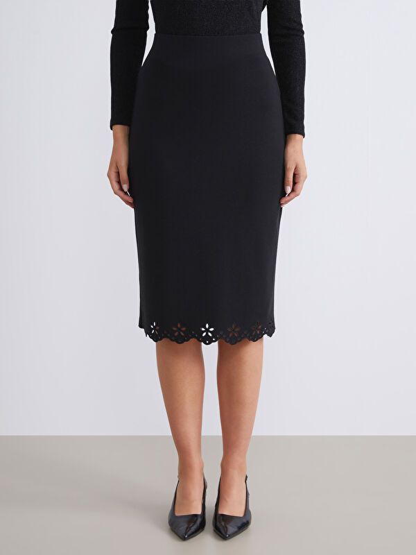 Moudda LC Waikiki - Jupe jersey Femme Noir - Tunisie 2