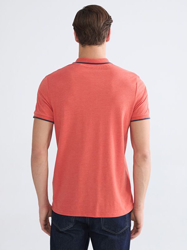 Moudda LC Waikiki - T-shirt col polo basique manches courtes en jersey pour Homme - Tunisie 4