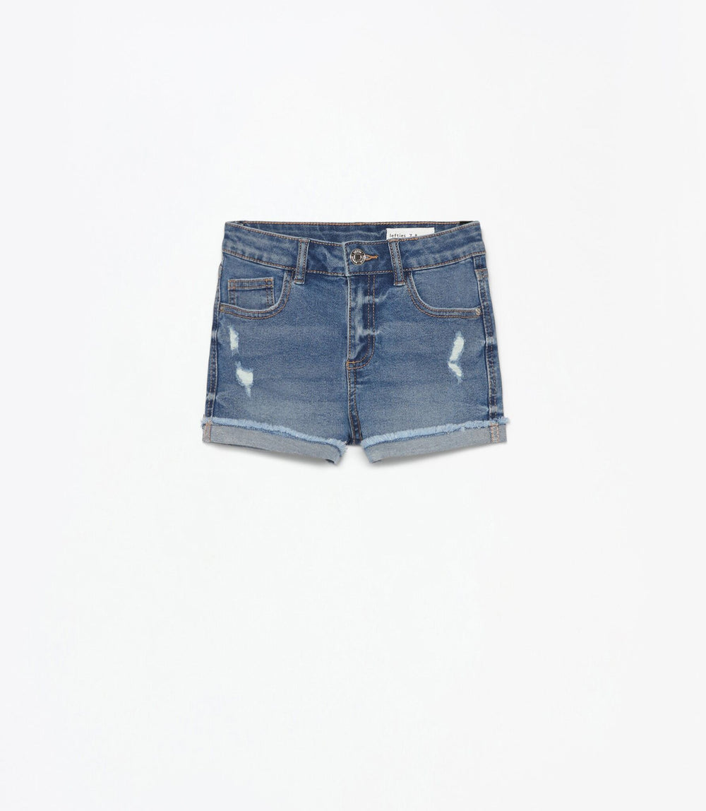 Moudda Lefties - Short Denim Stretch - Fille - Tunisie 2
