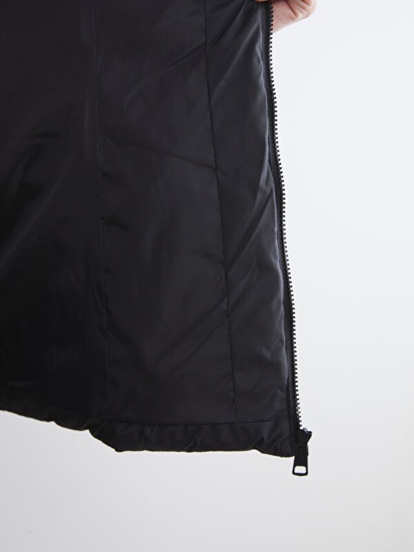 Moudda LC Waikiki - Manteau matelassé en nylon Femme Noir - Tunisie 3