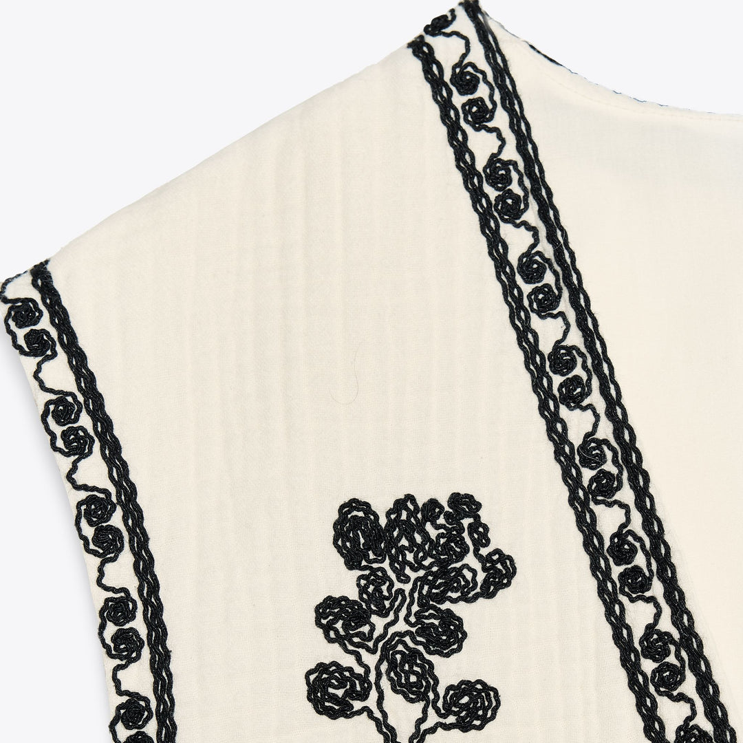 Moudda ZARA - Gilet - Broderies - Tunisie 3
