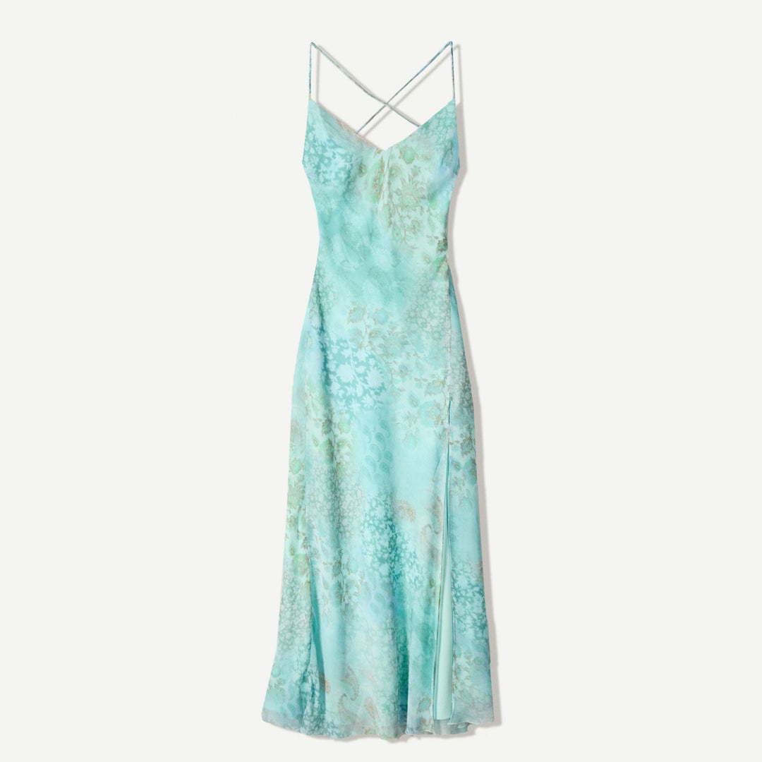 Moudda BERSHKA - Robe Midi Chiffon - Imprimé - Tunisie 1