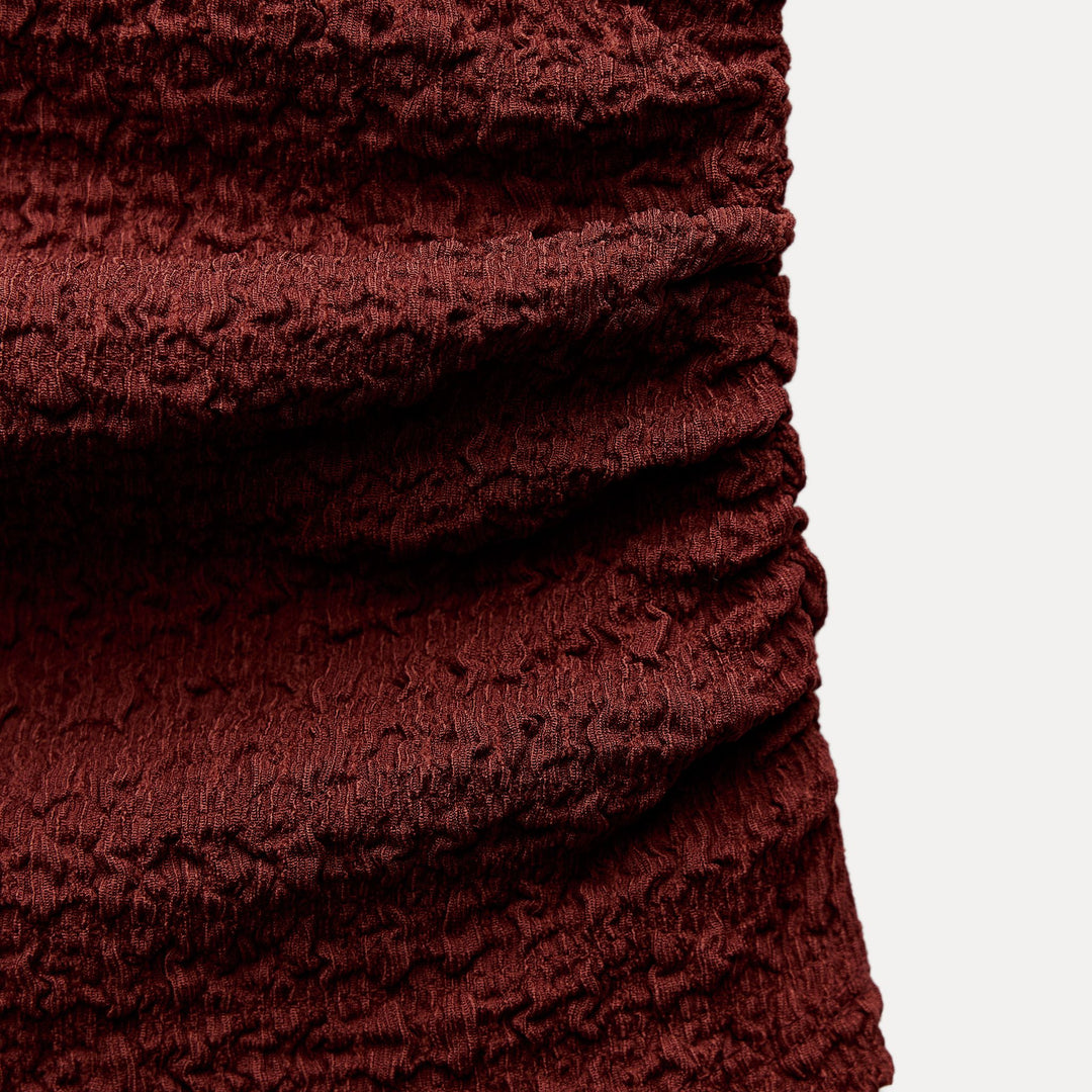 Moudda ZARA - Top Texturé à Bretelles Froncé - Tunisie 4