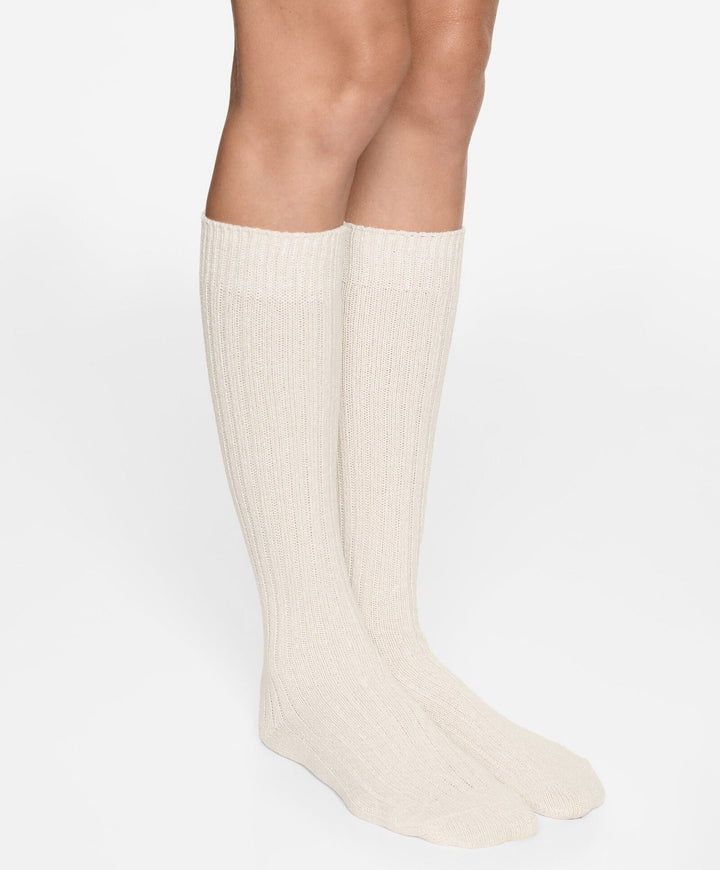 Moudda Oysho - Chaussettes Genou Supersoft Côtelées - Tunisie 5