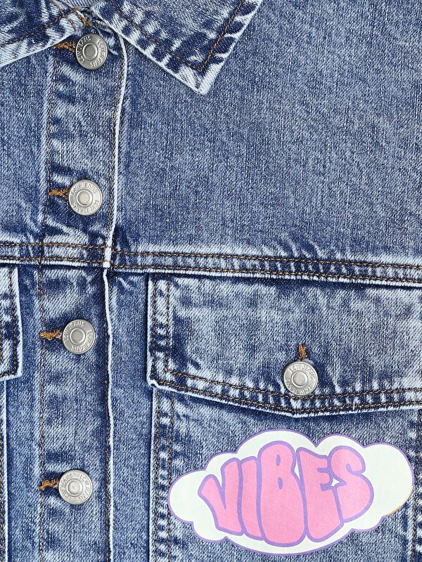 Moudda LC Waikiki - Manteau tissé en jean pour Filles - Tunisie 3