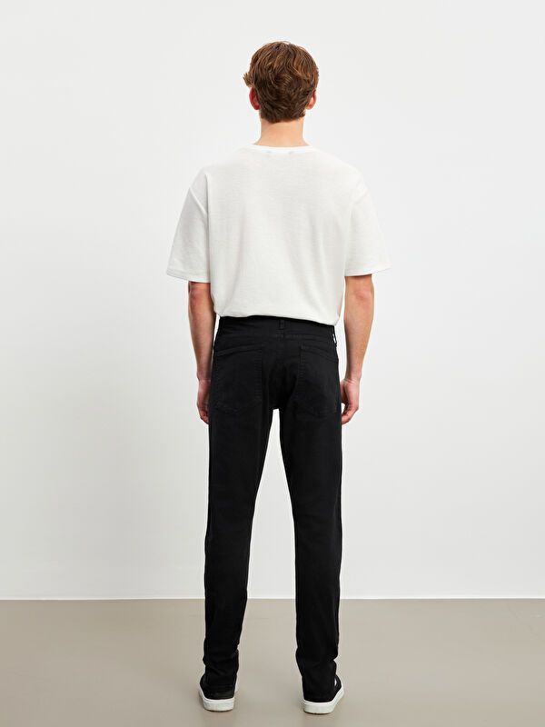 Moudda LC Waikiki - Pantalon jean tissé basique Homme Rodéo noir - Tunisie 4