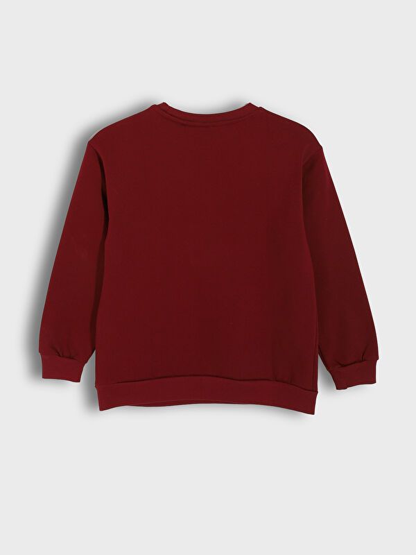 Moudda LC Waikiki - Sweatshirt en jersey sous licence Garçon Bordeaux - Tunisie 2