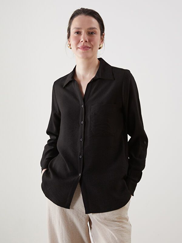 Moudda LC Waikiki - Chemise tissée cv à manches longues pour Femmes - Tunisie 1