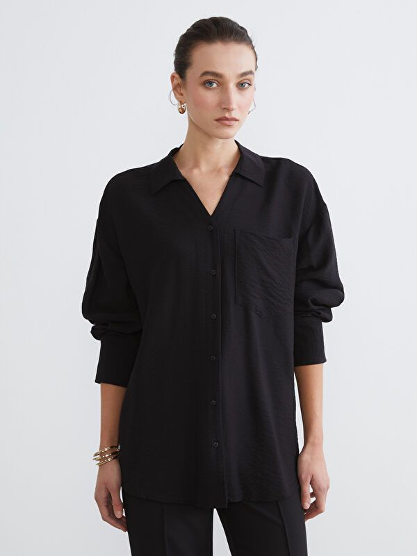 Moudda LC Waikiki - Chemise manches longues en tissu maternité pour Femme - Tunisie 1