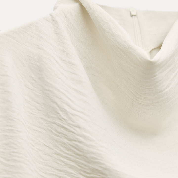 Moudda ZARA - Top ballon décolleté drapé coordonné - Tunisie 3