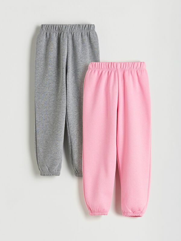 Moudda LC Waikiki - Pack de vêtements stretch en jersey couleur Gris mélangé pour filles - Tunisie 1