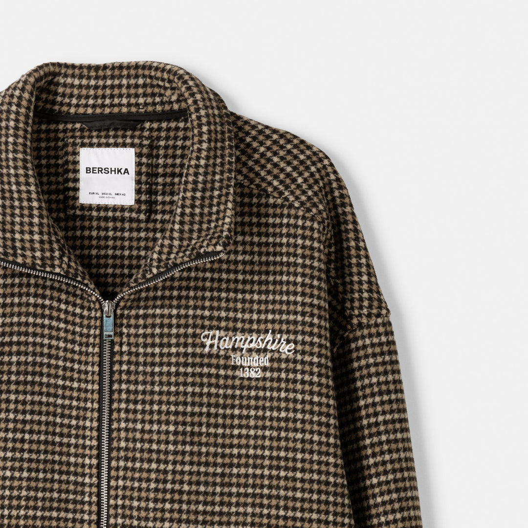 Moudda BERSHKA - Veste en lainage pied-de-poule - Tunisie 1