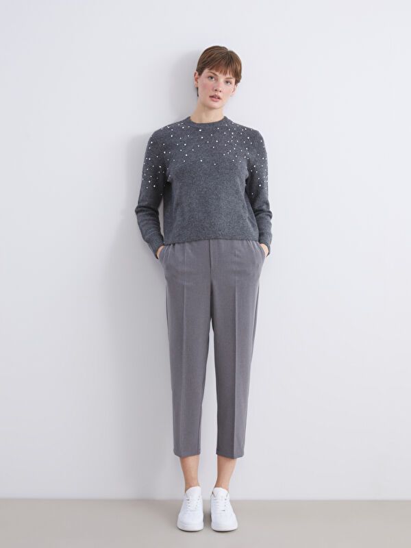 Moudda LC Waikiki - Pull tricot moyen Femme Mélange d'anth. - Tunisie 2