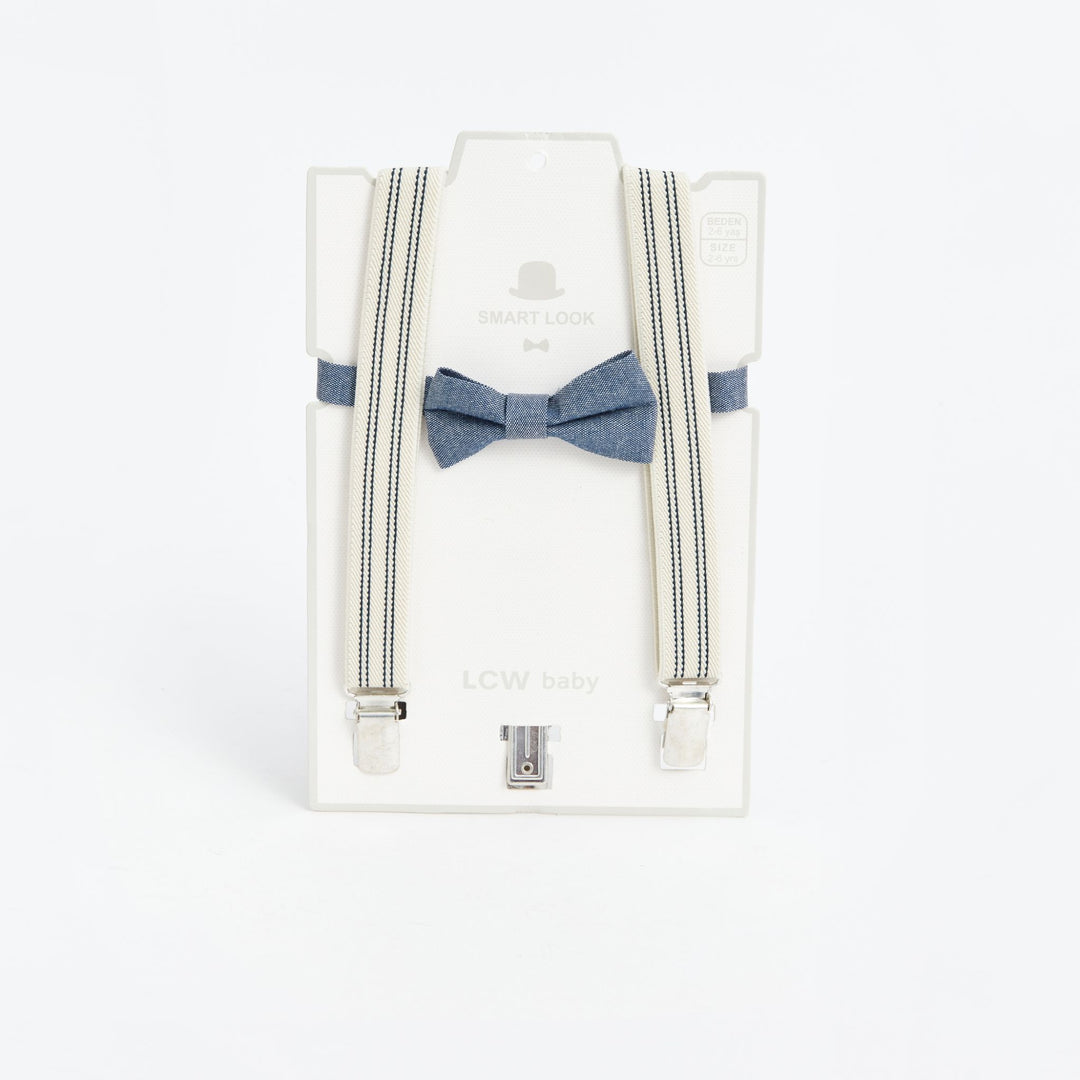 Moudda LC Waikiki - Cravate / nœud papillon / bretelles / ceinture Garçon Bleu - Tunisie 1