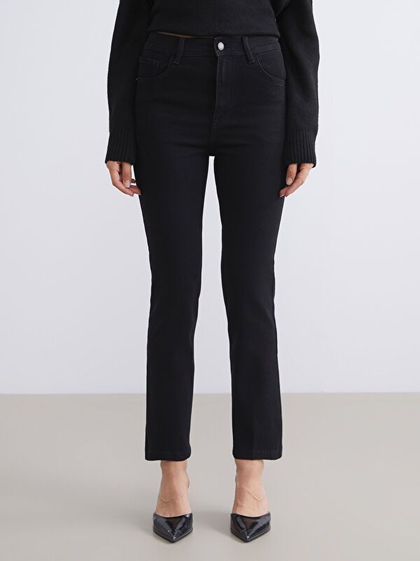 Moudda LC Waikiki - Pantalon jean tissé basique Femme Rodéo noir+m - Tunisie 2