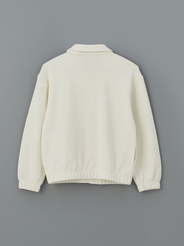 Moudda LC Waikiki - Cardigan en jersey Fille Ecru - Tunisie 2