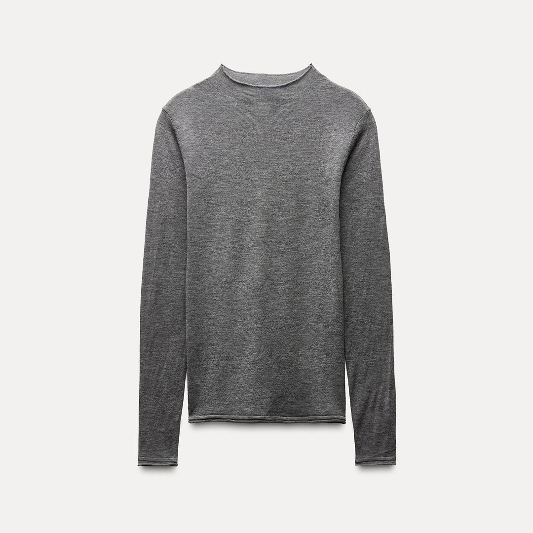 Moudda ZARA - Pull top col bateau ultra-fin 70% laine 30% soie - Tunisie 1