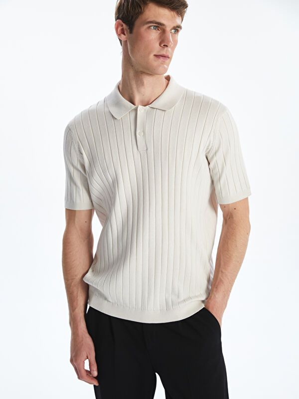 Moudda LC Waikiki - Pull tricot manches courtes Homme Pierre - Tunisie 1