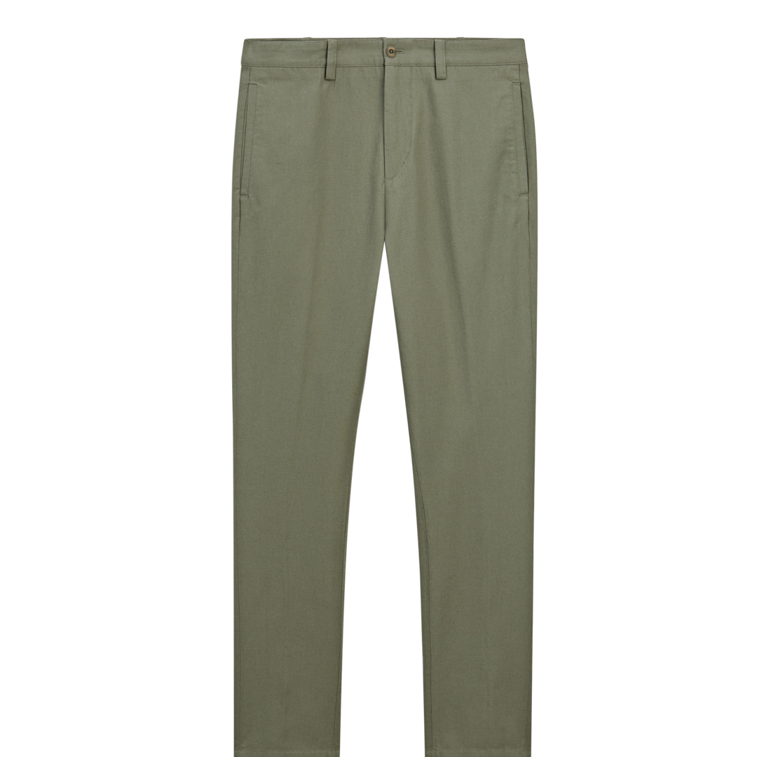 Moudda Massimo Dutti - Pantalon coton/lin détail poche coupe slim - Tunisie 1