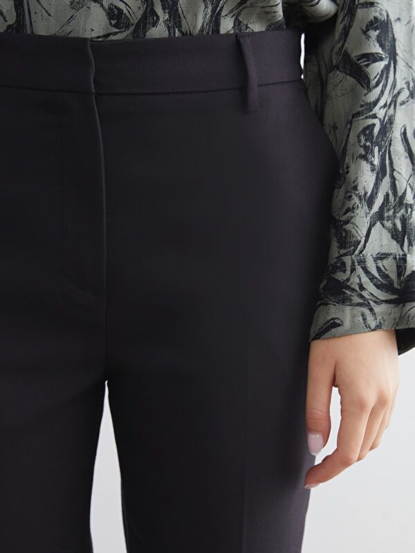 Moudda LC Waikiki - Pantalon tissé moyen Femme Noir - Tunisie 3