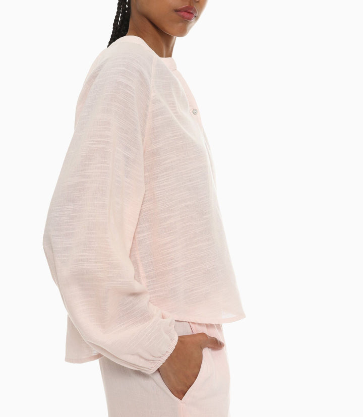 Moudda Lefties - Chemise Rustique - Col Mao & Boutons - Tunisie 5