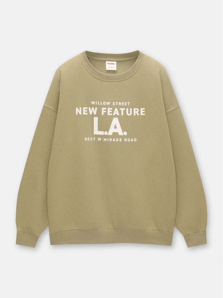 Moudda PULL & BEAR - Sweat Graphique Varsity Bloc - Tunisie 1