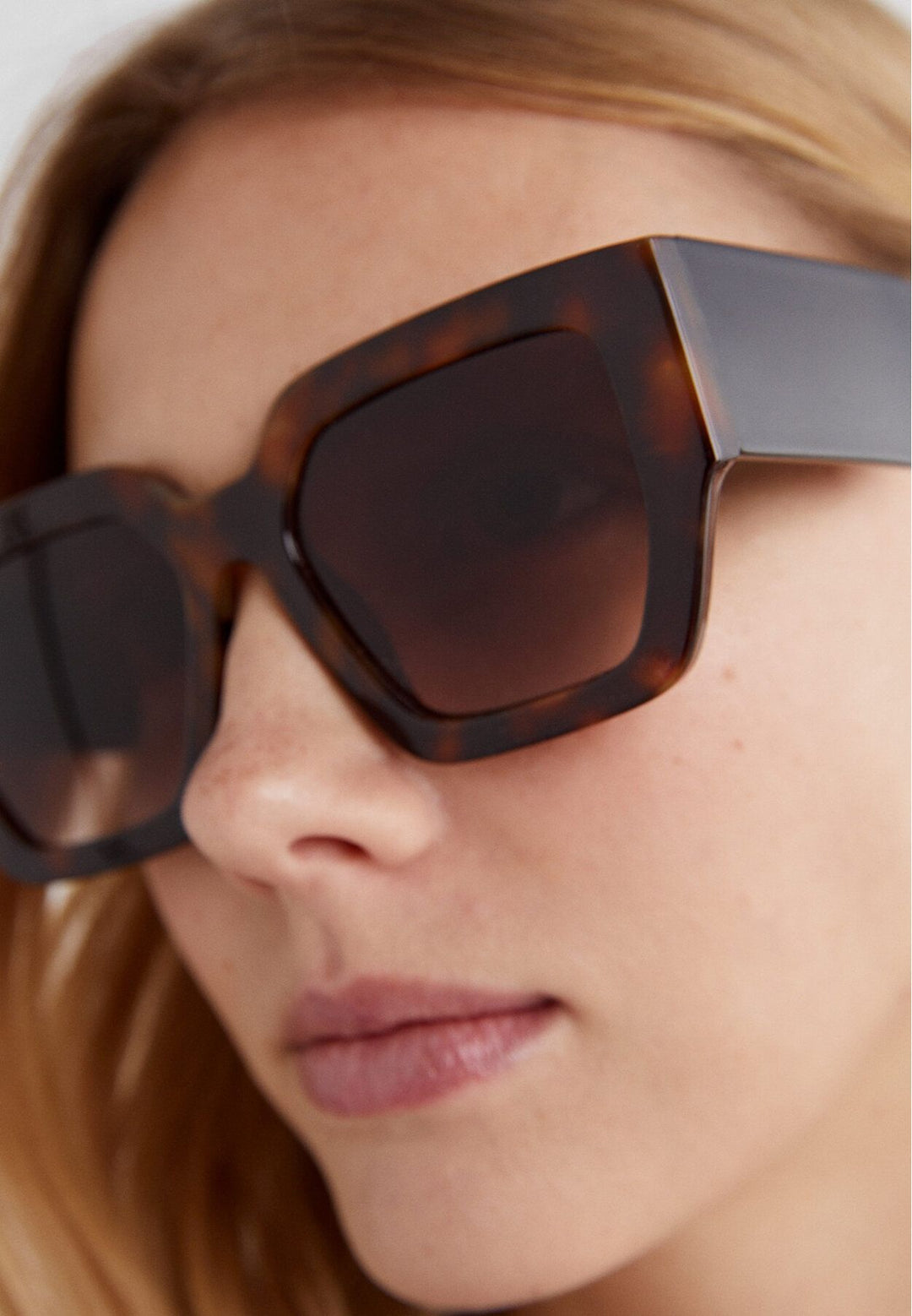 Moudda STRADIVARIUS - Grandes Lunettes Carrées Écaille - Tunisie 3