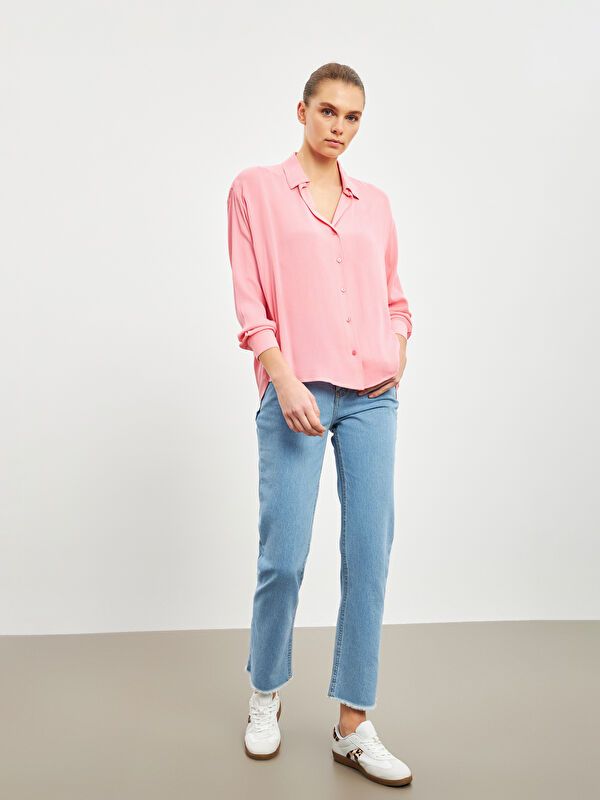 Moudda LC Waikiki - Chemise tissée à manches longues pour Femmes - Tunisie 2