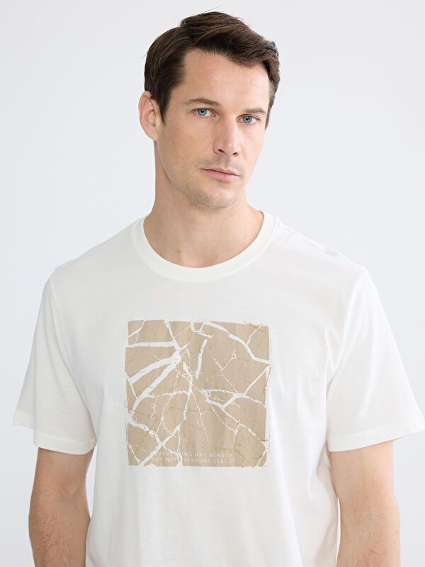 Moudda LC Waikiki - T-shirt imprimé manches courtes en jersey pour Homme - Tunisie 1