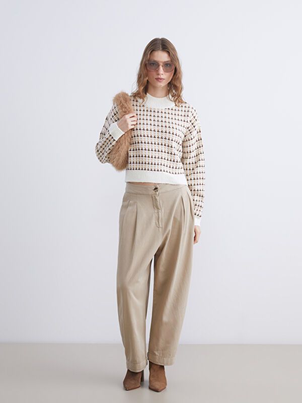 Moudda LC Waikiki - Pull en tricot Femme Chameau - Tunisie 2