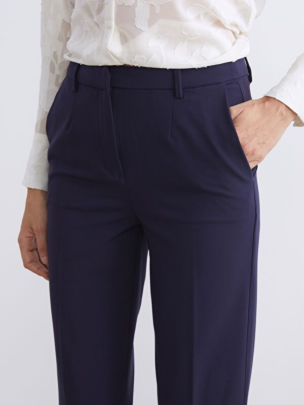 Moudda LC Waikiki - Pantalon tissé moyen Femme Marine - Tunisie 3