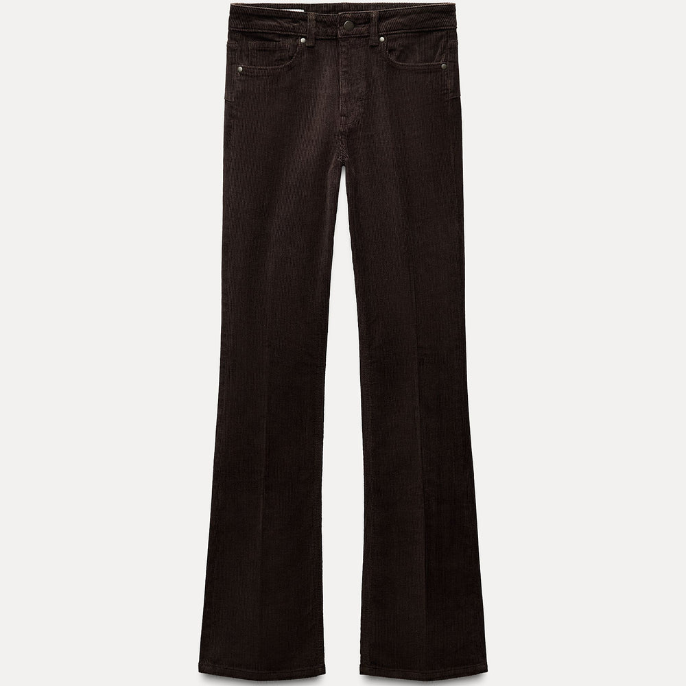 Moudda ZARA - Jean bootcut contour marron sergé - Tunisie 2