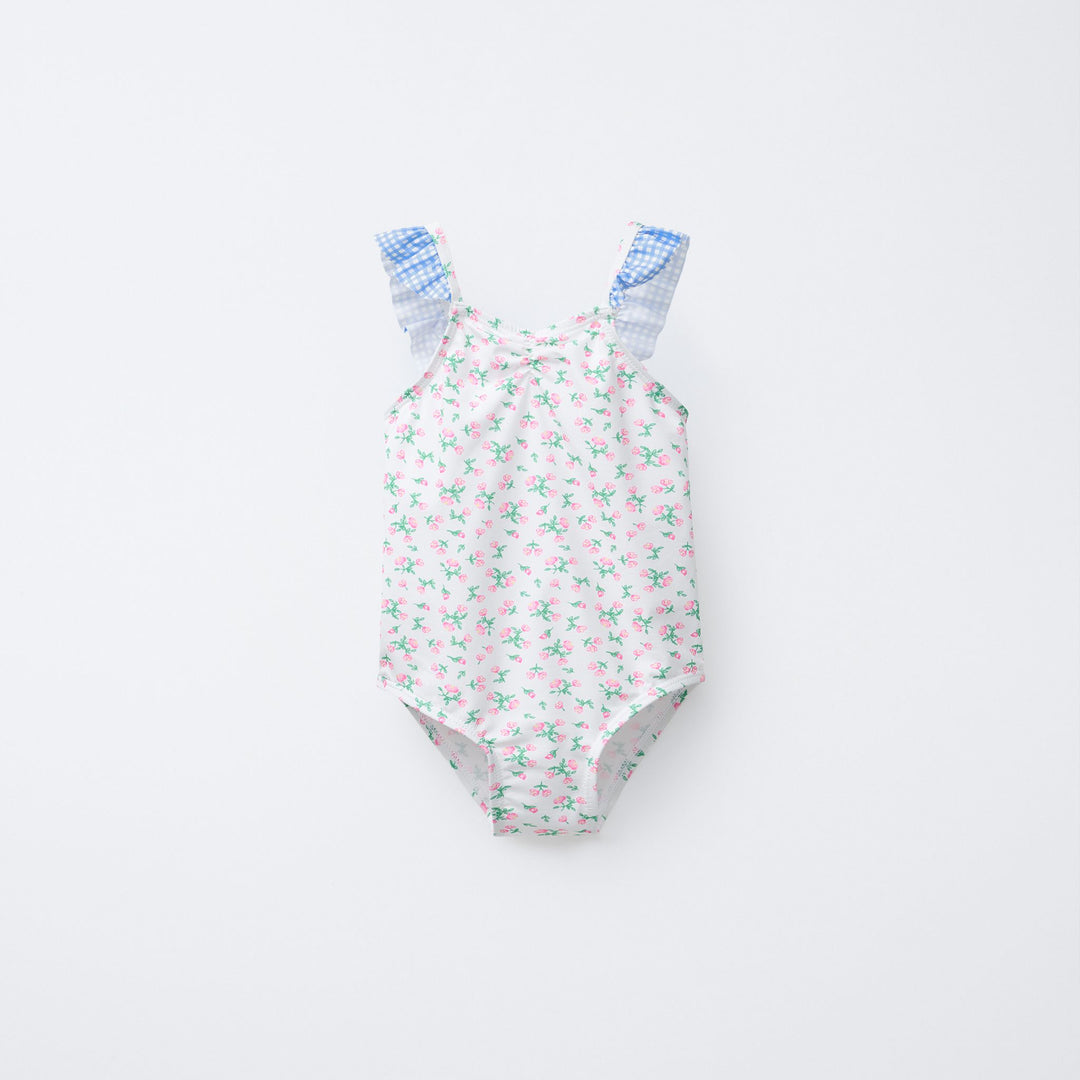 Moudda ZARA - Maillot Enfant - AOP Fleurs et Vagues - Tunisie 1