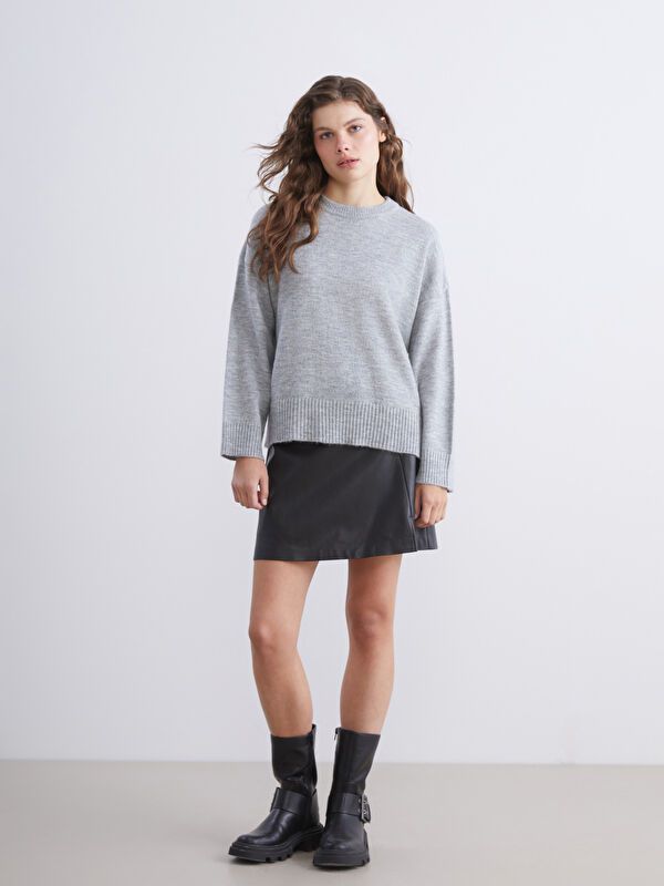 Moudda LC Waikiki - Pull en tricot Femme Mélange de gris - Tunisie 2