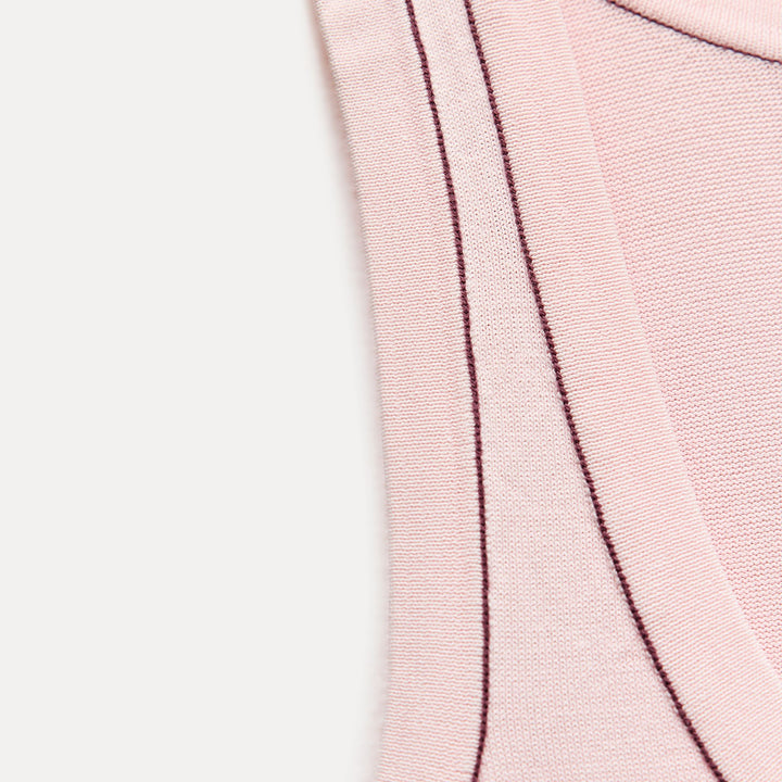 Moudda ZARA - Top avec emmanchure sarrasin col pot surpiqûre contraste - Tunisie 3