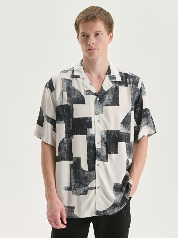 Moudda LC Waikiki - Chemise imprimée manches courtes en tissu tissé pour Homme - Tunisie 1