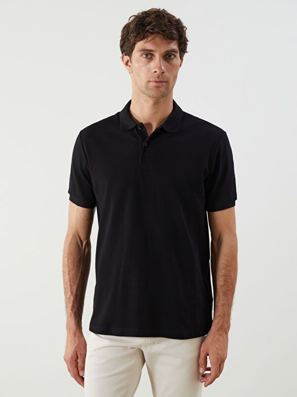 Moudda LC Waikiki - T-shirt polo basique à manches courtes pour Hommes - Tunisie 1