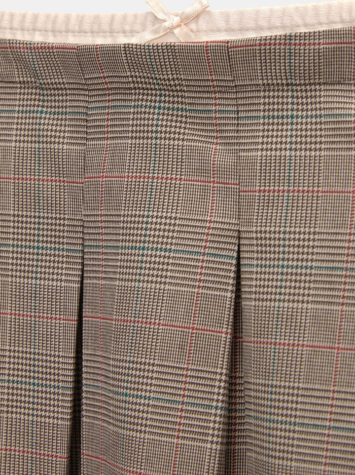 Moudda PULL & BEAR - Mini Jupe à Carreaux Plis Combinée Satin - Tunisie 3