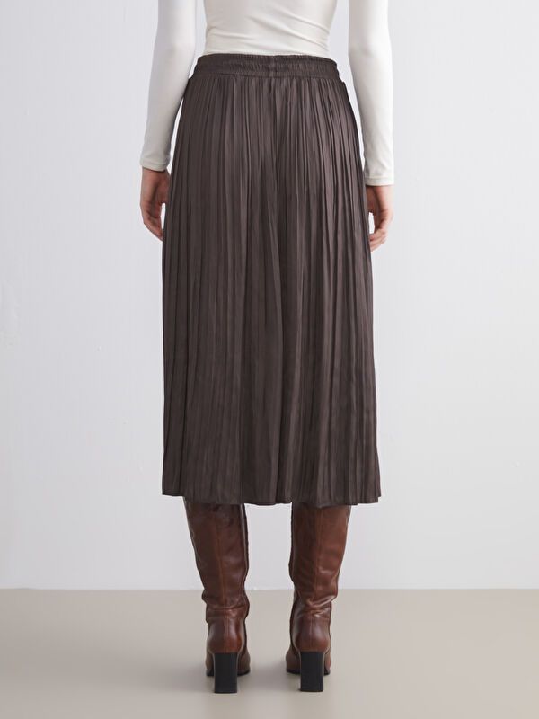 Moudda LC Waikiki - Jupe longue tissée Femme Brun - Tunisie 4