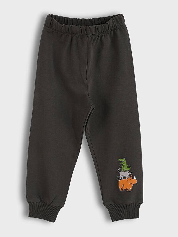 Moudda LC Waikiki - Pyjama en jersey manches longues Garçon Imprimé écru - Tunisie 3