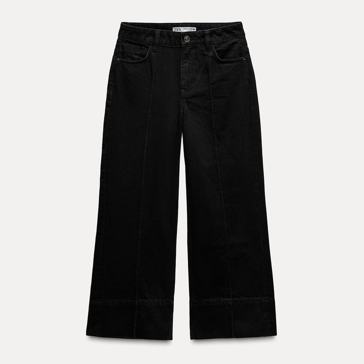 Moudda ZARA - Jean large taille haute court nervure frontale - Tunisie 2