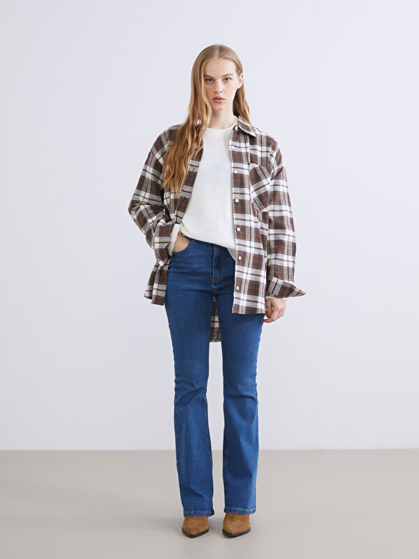 Moudda LC Waikiki - Chemise tissée à manches longues pour Femmes - Tunisie 2