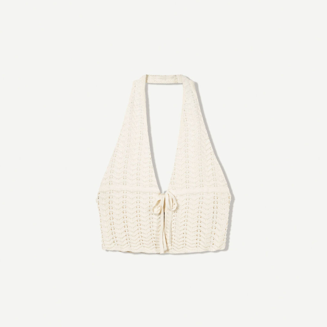 Moudda BERSHKA - Top Halter - Nœud - Tunisie 1
