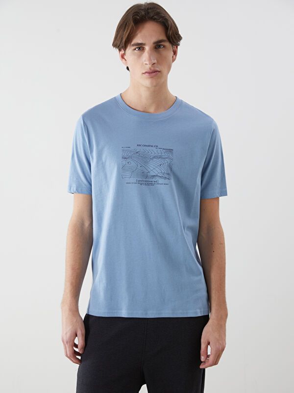 Moudda LC Waikiki - T-shirt imprimé manches courtes en jersey pour Homme - Tunisie 1
